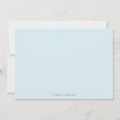 飛行機の誕生日の招待状の双生児 招待状 (裏面)