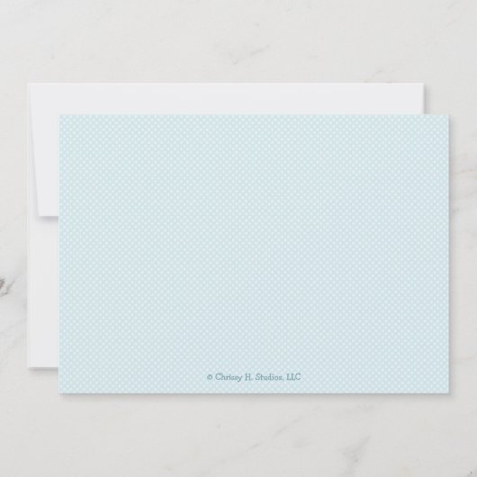 飛行機の誕生日の招待状の双生児 招待状 (裏面)