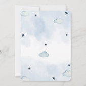 飛行機の誕生日招待状 招待状 (裏面)