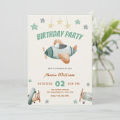 飛行機の誕生日 招待状 (スタンド正面)
