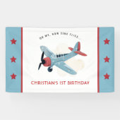 飛行機の誕生日 横断幕 (横)