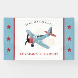 飛行機の誕生日 横断幕