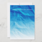 飛行機の赤ちゃんシャワーのヴィンテージ旅行飛んでいる少年 招待状 (裏面)