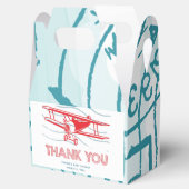 飛行機の赤ちゃんシャワー フェイバーボックス (オープン)