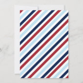 飛行機の赤ちゃんシャワー 招待状 (裏面)