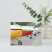 飛行機の郵便はがき ポストカード (スタンド正面)