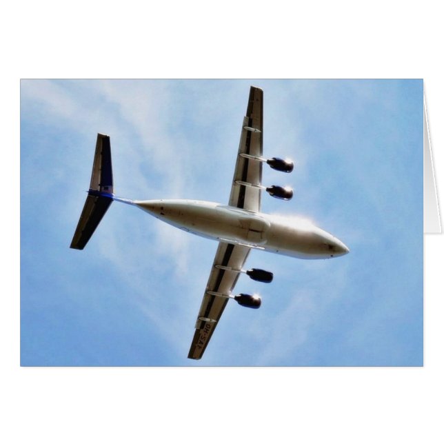 飛行機の離陸 (正面横)