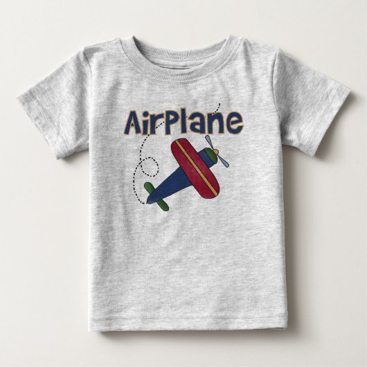 飛行機の飛んでいる飛行機 ベビーTシャツ (正面)