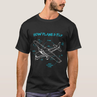 飛行機の飛行おもしろい方法Aviation Gift RC飛行機パイロット Tシャツ