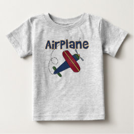 飛行機の飛行の飛行機 ベビーTシャツ