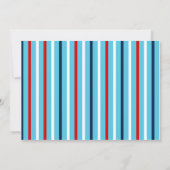 飛行機の飛行士の写真の誕生日の招待状 招待状 (裏面)