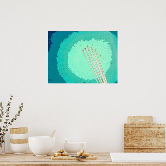 飛行機の飛行 ポスター (キッチン)