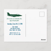 飛行機の飛行,写真のコラージュ,航空,かっこいい ポストカード (裏面)