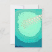 飛行機の飛行 案内状 (正面)