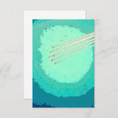 飛行機の飛行 案内状 (正面/裏面)