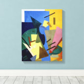 飛行機の飛行， 1916 キャンバスプリント (インサイチュ (ウッドフロア))