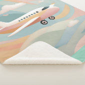 飛行機のAIアート  シェルパブランケット (3/4)