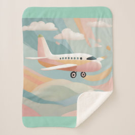 飛行機のAIアート シェルパブランケット