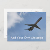 飛行機はがき ポストカード (正面/裏面)