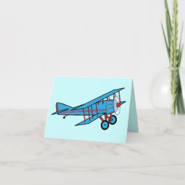 飛行機はギフトのために感謝していしています サンキューカード