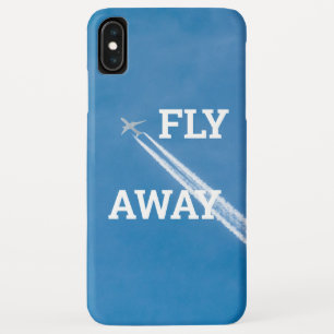 飛行機は青空を飛ぶ iPhone XS MAXケース