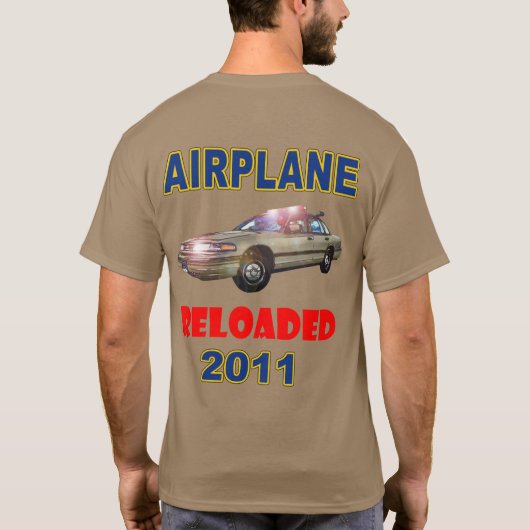 飛行機は-ライトとの… 2011年を再積載しました! Tシャツ (裏面)