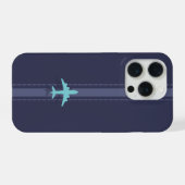 飛行機をテーマにした  iPhoneケース (裏面横)