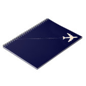 飛行機を一列に乗せて移動点々のあるする ノートブック (左側)