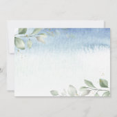 飛行機を使ったマウスと仮想のベビーシャワー（郵便で） 招待状 (裏面)