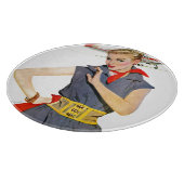 飛行機を盗んだ女の子 カッティングボード (角)