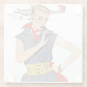 飛行機を盗んだ女の子 ガラスコースター (裏面)