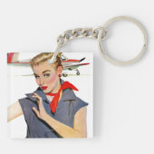 飛行機を盗んだ女の子 キーホルダー (裏面)