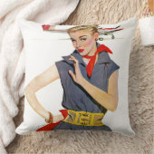 飛行機を盗んだ女の子 クッション (ブランケット)