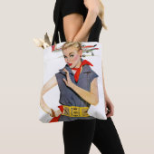 飛行機を盗んだ女の子 トートバッグ (クローズアップ)