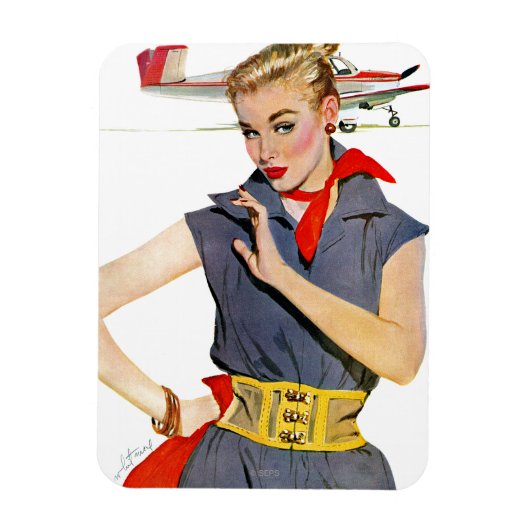 飛行機を盗んだ少女 マグネット (縦)