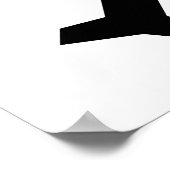 飛行機アイコン ポスター (角)