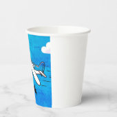 飛行機アップシャーリンカップ 紙コップ (左)