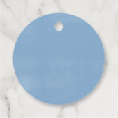 飛行機アドベンチャーベビーシャワーメッセージカード フェイバータグ (裏面)