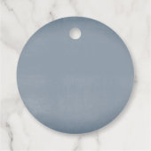 飛行機アドベンチャーベビーシャワーメッセージカード フェイバータグ (裏面)