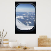 飛行機ウィンドウ(14.95より) poster ポスター (キッチン)