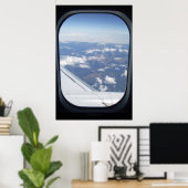 飛行機ウィンドウ(14.95より) poster ポスター (ホームオフィス)