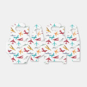 飛行機カラフルの模様 フェイバーボックス (折り畳みなし)