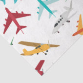 飛行機カラフルの模様 薄葉紙 (詳細)