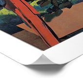 飛行機カリブのによる島々、ヴィンテージ航空 ポスター (角)