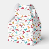 飛行機キッズ1st誕生日パーティータイムフライ フェイバーボックス (裏面サイド)