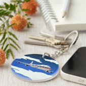 飛行機キーチェーン キーホルダー (正面右)