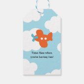 飛行機サンキューラベル(旅行誕生日のお願い) ギフトタグ (裏面)