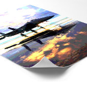 飛行機ジェット ポスター (角)