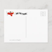 飛行機スカイバナーファミリー懇親会日付の保存 案内ポストカード (裏面)