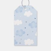 飛行機スターズ雲誕生日ありがとう ギフトタグ (裏面)